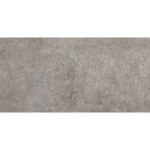 tmavá gresová dlažba GREY SOUL DARK 61x122 s matným povrchom v dekore betónu