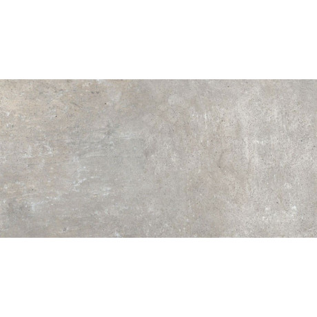 sivá gresová dlažba GREY SOUL MID 61x122 s matným povrchom v dekore betónu