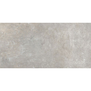 sivá gresová dlažba GREY SOUL MID 61x122 s matným povrchom v dekore betónu