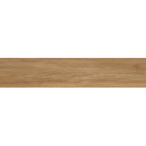 hnedá gresová dlažba Alessandria Camel 20x120 s matným povrchom v dekore dreva