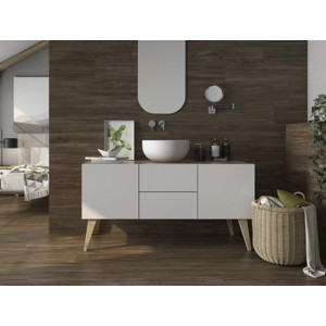 Trunk Wengue 23x120 – tmavá dlažba v dekore dreva | INCERAM