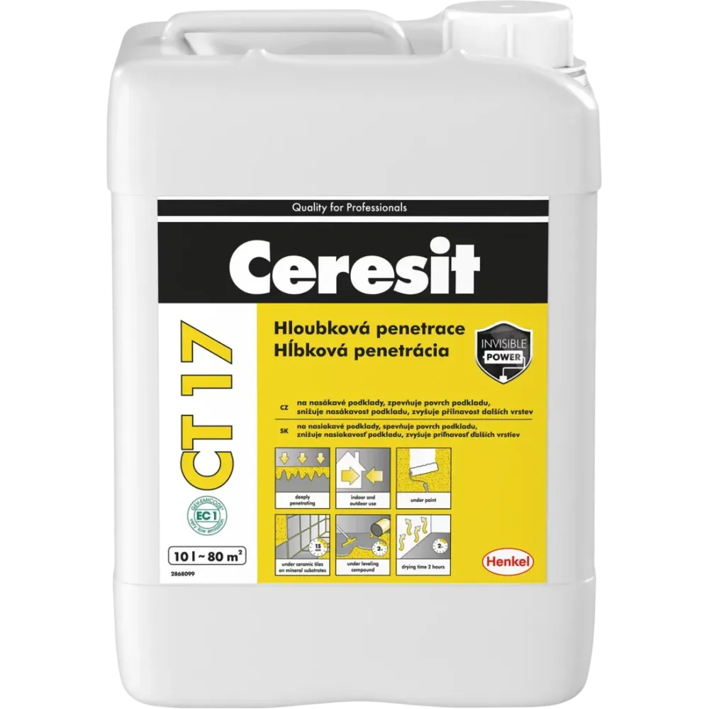 CERESIT CT 17 PENETRAČNÝ NÁTER 5L CERESIT CT 17 PENETRAČNÝ NÁTER 5L