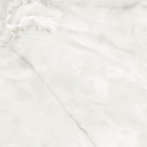 Bielo šedá lesklá gresová dlažba Potomac Blanco 60x60 s jemnou mramorovou kresbou