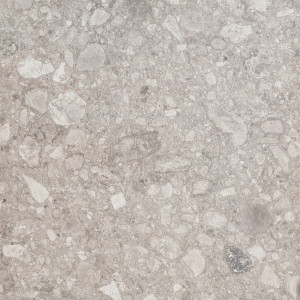 svetlá terrazzo gresová dlažba NORR VIT NAT 60x60 s matným povrchom a jemnou štruktúrou