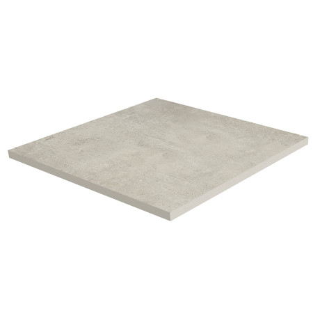Svetlá matná 2 cm gresová dlažba Tuscania Grey Soul Light 60×60 s betónovým efektom