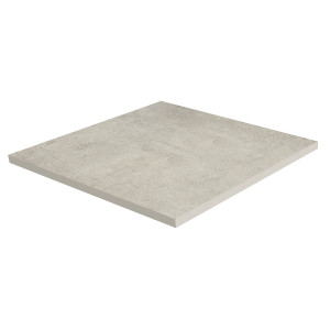 Svetlá matná 2 cm gresová dlažba Tuscania Grey Soul Light 90×90 s betónovým efektom