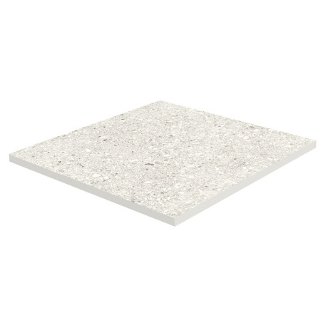 svetlá 2 cm terazzo gresová dlažba Ceppo di Gré White 61x61 s matným povrchom do exteriéru