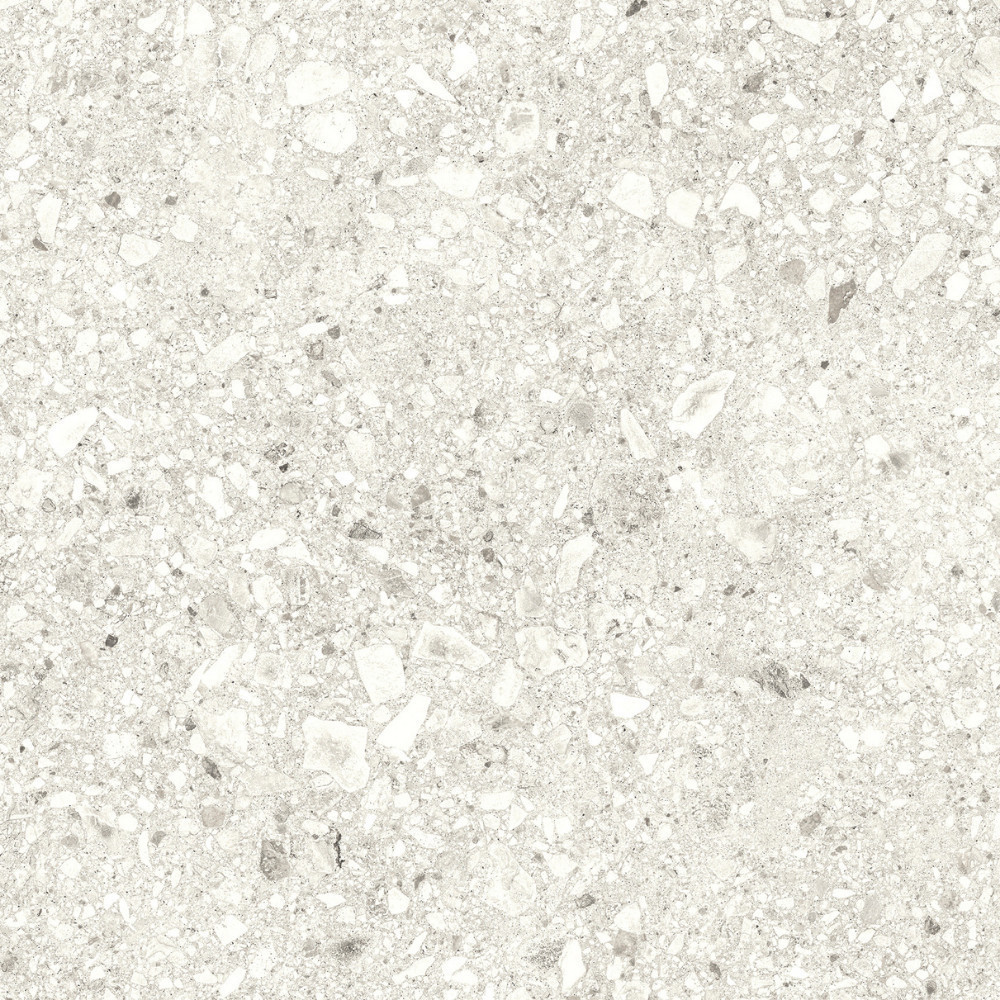 biela veľkoformátová terrazzo dlažba Ceppo di Gré White 90x90 s matným povrchom biela veľkoformátová terrazzo dlažba Ceppo di Gré White 90x90 s matným povrchom