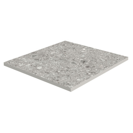 sivobéžová 2 cm exteriérová terrazzo gresová dlažba CEPPO DI GRÉ NATURAL 61x61
