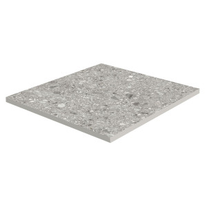sivobéžová 2 cm exteriérová terrazzo gresová dlažba CEPPO DI GRÉ NATURAL 61x61