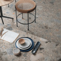 terrazzo gresová dlažba NORR FARGE 60x120 s matným povrchom a prírodnými minerálnymi štruktúrami
