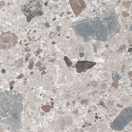 veľkoformátová terrazzo gresová dlažba NORR HAV 120x120 s matným povrchom v svetlom dekore