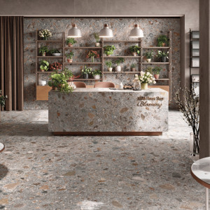 terrazzo gresová dlažba NORR GRUS 60x120 s matným povrchom od MIRAGE