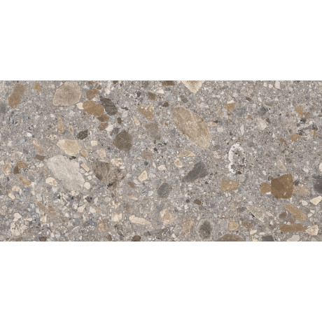 terrazzo gresová dlažba NORR GRUS 60x120 s matným povrchom a zemitými odtieňmi