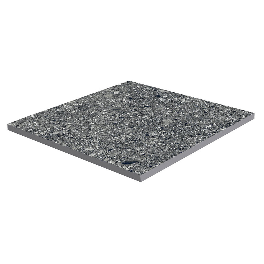 tmavá exteriérová 2 cm gresová dlažba CEPPO DI GRÉ ANTHRACITE 90x90 s matným terrazzo povrchom tmavá exteriérová 2 cm gresová dlažba CEPPO DI GRÉ ANTHRACITE 90x90 s matným terrazzo povrchom