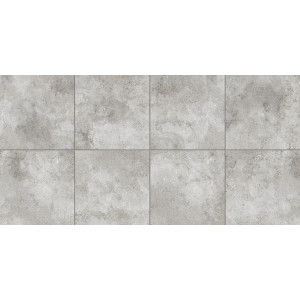 Sivá matná gresová dlažba COLOSSEO PLUS GRIGIO 61×61 v dekore kameňa