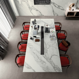 Luxusná veľkoformátová dlažba JEWELS STATUARIO LUNENSIS JW 12 120×120 v imitácii mramoru