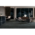 Leštená čierna gresová dlažba JEWELS MOONLESS JW 17 60×60 od MIRAGE s jemnou kresbou