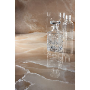 Leštená ónyxová dlažba MIRAGE ONYCE CHAMPAGNE 120x120