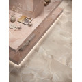 Talianska dlažba ONYCE ROSE 60x120 s ružovo-béžovým ónyxovým dekorom