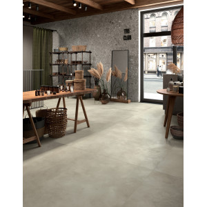 Béžová betónová dlažba MIRAGE CLAY SHY 60x120 – matný povrch