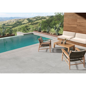 Protišmyková dlažba 90x90 Cortina Stone Cenere od značky Tuscania
