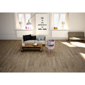 Rektifikovaná dlažba Decape Noce 30,4x122,2 od značky Tuscania pre rustikálny interiér