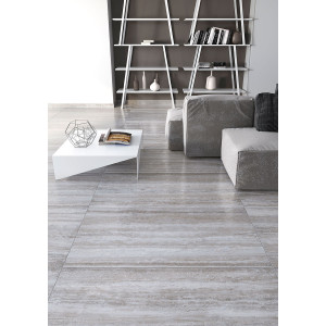 Dlažba Dolomia Stone Vein Cut Grey Tuscania 61×122,2 cm – R11