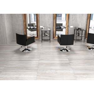 Tuscania Dolomia – rektifikovaná dlažba 61×122,2 cm, biely dekor