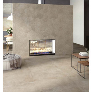 Rektifikovaná dlažba Tuscania 61×61 cm – matná, béžový odtieň Camel