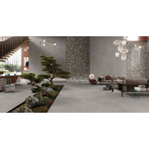 Rektifikovaný gres Mirage – Elysian Gris Catalan, sivý vzhľad