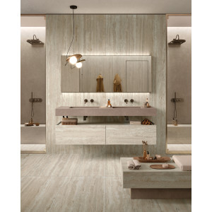Protišmyková dlažba R11 – Travertino Light, Mirage, 120×120
