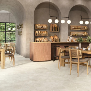 Protišmyková dlažba 120×120 – Travertino Pearly Cross, Mirage