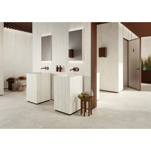 Rektifikovaná dlažba 60×60 – Travertino Pearly, Mirage