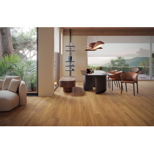 Rektifikovaná dlažba 20×120 cm – Mirage, prirodzený drevený vzhľad