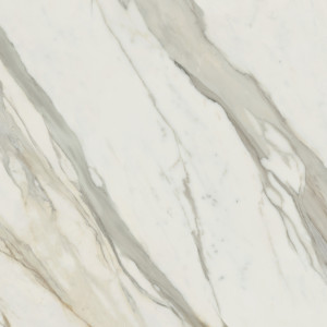 Cosmopolitan Calacatta Gold 120×120 – Mirage, biela leštená gresová dlažba