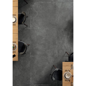 Rektifikovaná dlažba Mirage Restone Santorini – šedý porcelánový gres 60×60