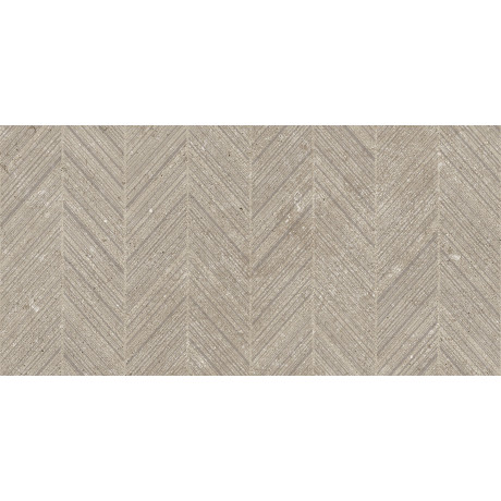 Restone Safari Arrow RS 02 od Mirage – šedá dekoratívna dlažba 60×119,7 cm s jemným povrchom R9