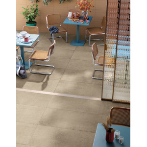 Gresová dlažba Mirage Nyuma parker – hnedý dekor, formát 60×60 cm, bezpečný povrch