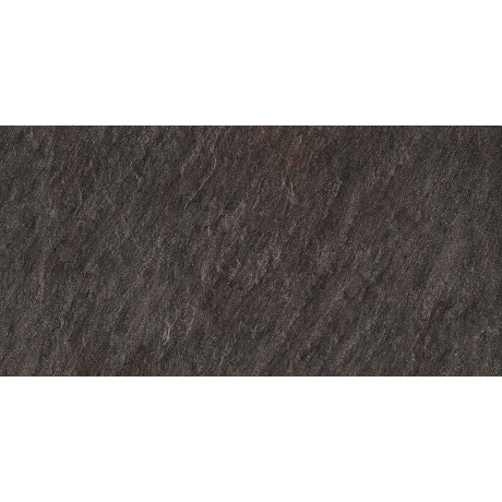 Quarziti mantle QR 05 od Mirage – tmavá šedá dlažba 60×120 cm s výraznou štruktúrou
