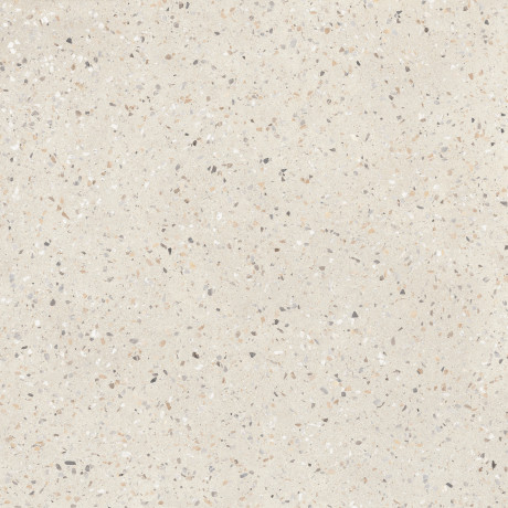 Reconcrete RO 11 od Mirage – béžová terrazzo dlažba 60×60 cm s matným povrchom