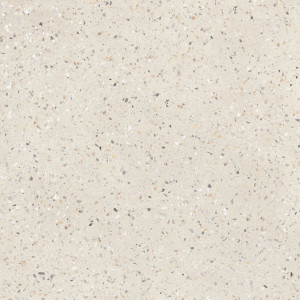 Reconcrete RO 11 od Mirage – béžová terrazzo dlažba 60×60 cm s matným povrchom
