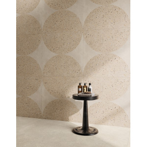 Mirage Reconcrete RO 01 – rektifikovaný gres, béžový dekor, protišmykový R10