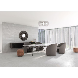 Dlažba Le Resine Cenere – rektifikovaný gres, 61×61 cm, šedý odtieň