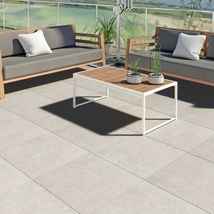 Rektifikovaný gres Etna Greige – dlažba 61×122,2 cm do interiéru