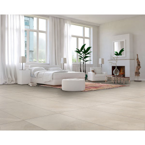 Dlažba v teplom béžovom tóne – model Slash Almond 61×122,2 cm od Tuscania