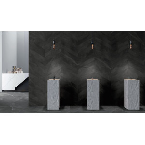 Dlažba Slash Antracite 61×122,2 cm s protišmykom R11 od výrobcu Tuscania