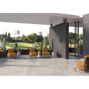 Tuscania Holystone Grey – rektifikovaný gres, šedý dekor, matná úprava