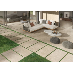 Gresová dlažba Holystone – béžová, matná, štvorcový formát 90×90