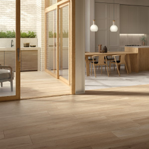 Dlažba FIRENZE ROVERE  20,2X122,2 od značky Tuscania – imitácia dubového dreva v bledohnedom odtieni